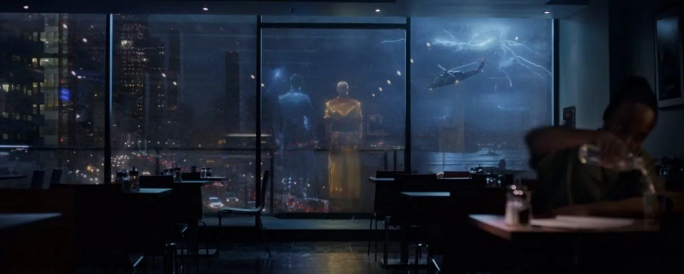 screenhot of the below mentioned scene from doctor strange