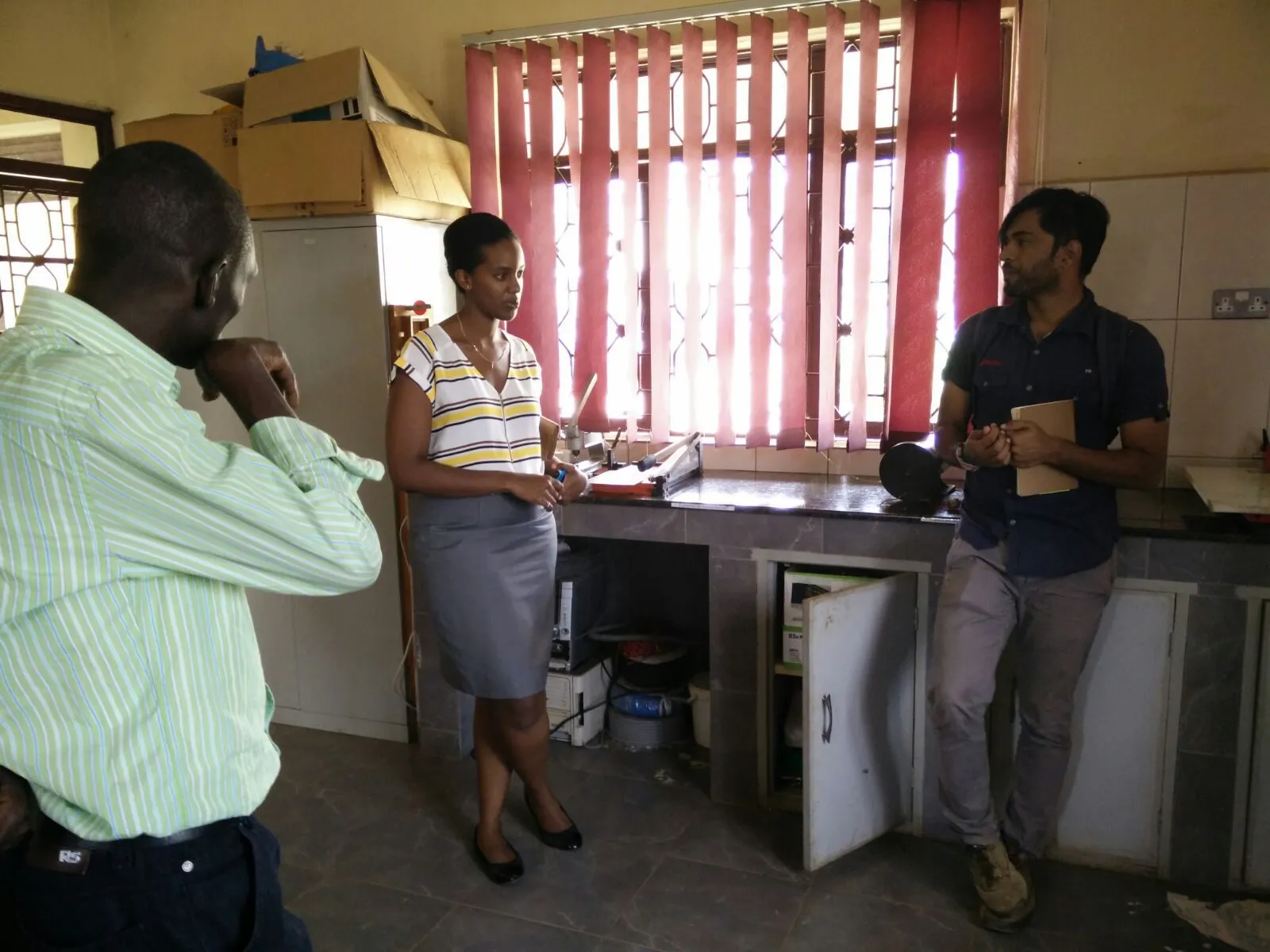A workshop visit, to find out what could realistically be made and repaired locally.